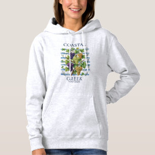 Coastal Greek Vineyards – A Mediterranean Breeze i Hoodie