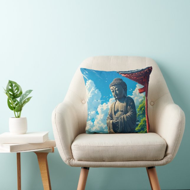 Coastal Guardian Throw Pillow (Chair)