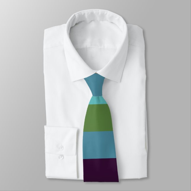 Coastal harmony stripes tie (Tied)