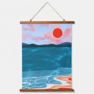Coastal Hues Hanging Tapestry