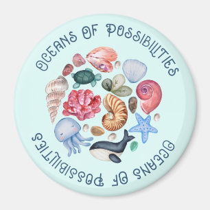 Coastal-Inspired Fridge Magnet