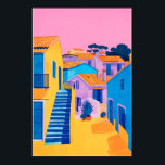 Coastal Italian Town Art Print Evening Glow<br><div class="desc">Coastal Italian Town Art Print Evening Glow, Framed Matte Poster 1 japandi wall art, mount fuji print, mid century modern, bauhaus poster, abstract geometric art, vintage racing poster, formula 1 decor, retro grand prix, minimalist botanical, tropical floral art, retro travel poster, vintage food print, custom sports poster, surreal space poster,...</div>