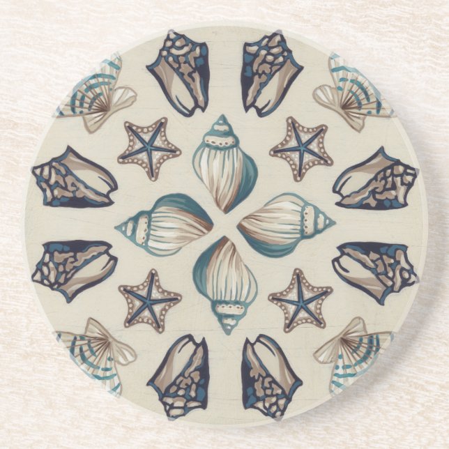 Coastal Kaleidoscope I Coaster (Front)