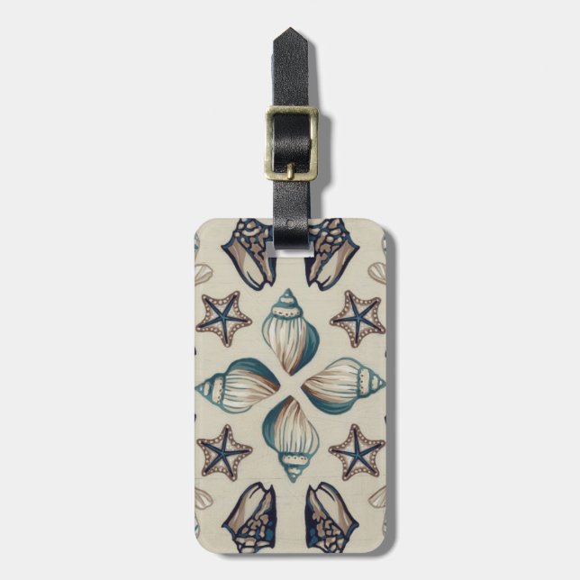Coastal Kaleidoscope I Luggage Tag (Front Vertical)