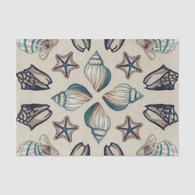 Coastal Kaleidoscope I Tissue Paper (Front)