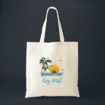 Coastal Key West Sailing Sunset Tote Bag<br><div class="desc">If you love to sail the ocean waters around Key West in the Florida Keys,  then this design is for you. Also makes a great souvenir for any Florida vacation.</div>