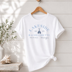 Coastal Lake Bachelorette Bridesmaid T-Shirt