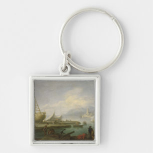 Coastal Landscape Keychain