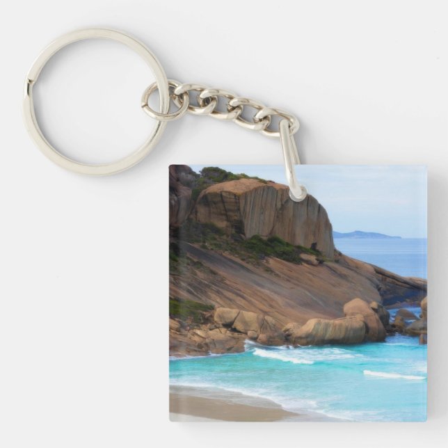 Coastal Landscape Keychain (Front)