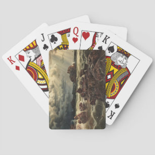 Coastal Landscape with Ships on the Horizon Playing Cards