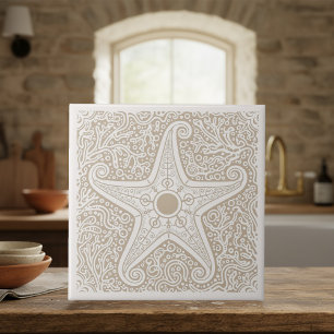 Coastal Life Series Starfish Sand D1208 Tile