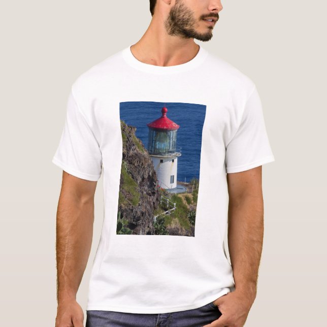 Coastal lighthouse, Hawaii T-Shirt (Front)