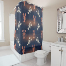 Coastal Lobster Pattern – Nautical Seafood Summer