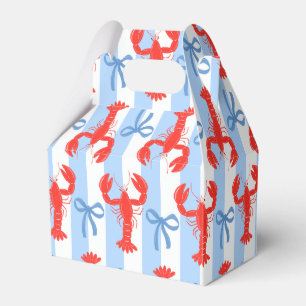 Coastal Lobster Summer Nautical Invitation Favor Box