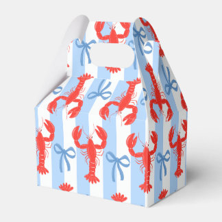 Coastal Lobster Summer Nautical Invitation Favor Box