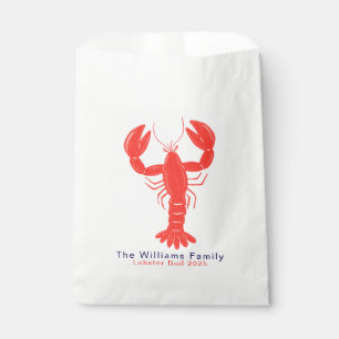 Coastal Lobster Summer Nautical Invitation Favour Bag