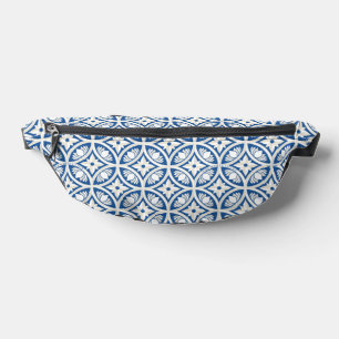 Coastal Lotus Tile Pattern - The White Lotus Fanny Pack