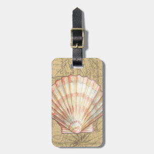Coastal Map Collage Luggage Tag