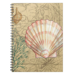 Coastal Map Collage Notebook