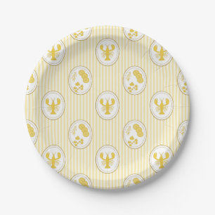 Coastal Mediterranean Lobster & Citrus Limoncello Paper Plate