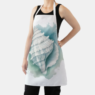 Coastal/Nautical seashell  Apron