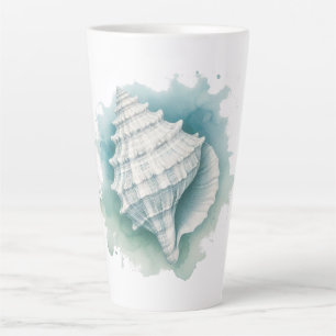Coastal/Nautical seashell Latte Mug