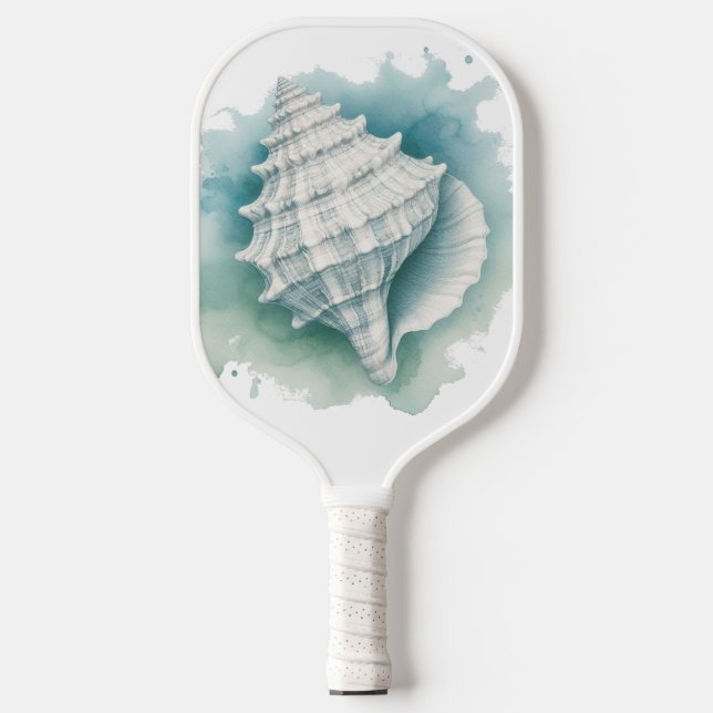 Coastal/Nautical seashell  Pickleball Paddle (Front)