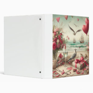 Coastal/Nautical Valentine's day  Binder
