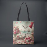 Coastal/Nautical Valentine's day Tote Bag<br><div class="desc">a hoy</div>