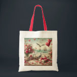 Coastal/Nautical Valentine's day Tote Bag<br><div class="desc">a hoy</div>