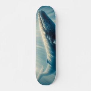 coastal/nautical whale skateboard