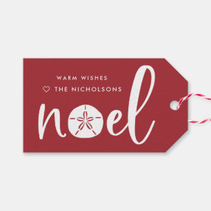 Coastal Noel Holiday Gift Tags