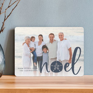 Coastal Noel   Holiday Photo Card
