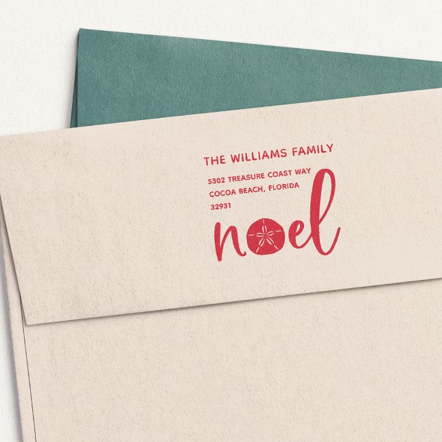Coastal Noel | Return Address Self-inking Stamp (Creator Uploaded)