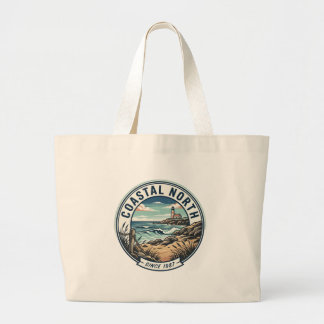Coastal North Large Tote Bag