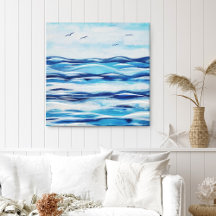 Coastal Ocean Canvas Print