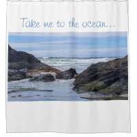Coastal Ocean Rock Shore Rolling Waves Personalize