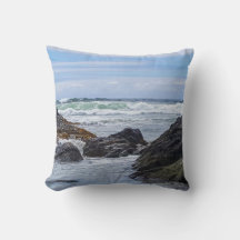 Coastal Ocean Rock Shore Rolling Waves
