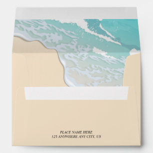 Coastal Ocean Waves Tropical Beach Envelope
