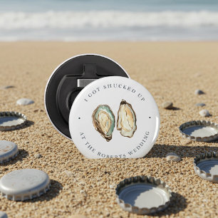 Coastal Oyster "Shucked Up" Wedding Favour Bottle Opener