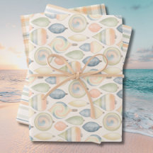 Coastal Pastel Holiday & All-Occasion Wrapping 
