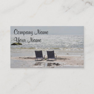 Coastal photo business card