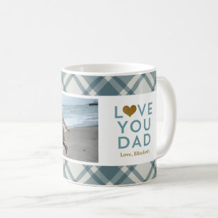 Coastal Plaid Coffee Mug