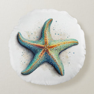 Coastal Round Pillow