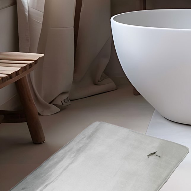 Coastal Sandpiper on the Beach Bath Mat (Creator Uploaded)