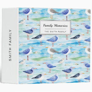 Coastal Sandpiper Shoreline Pattern (3) Binder