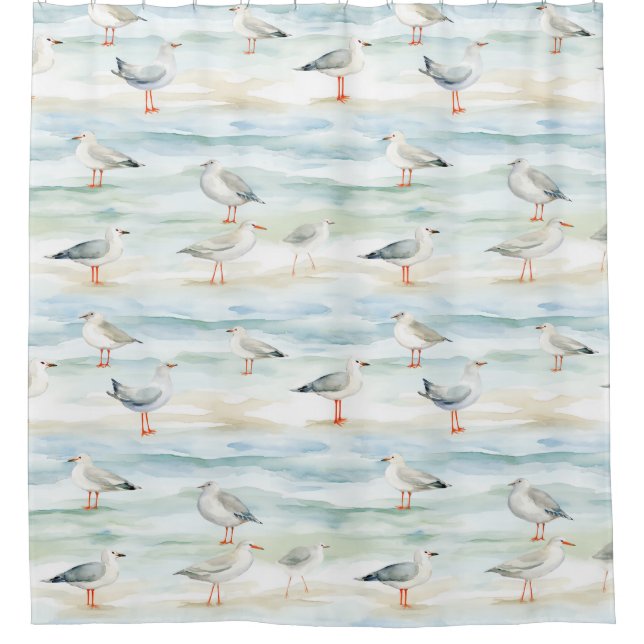 Coastal Sandpiper Shoreline Pattern (6) (Front)