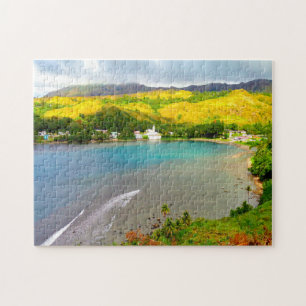 Coastal Scene Guam. Jigsaw Puzzle
