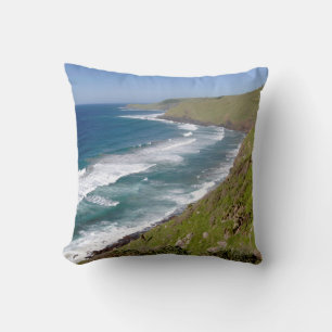 Coastal Scenery Coffee Bay Throw Pillow