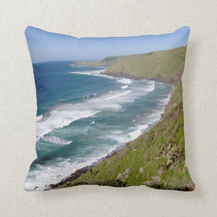 Coastal Scenery Coffee Bay Throw Pillow